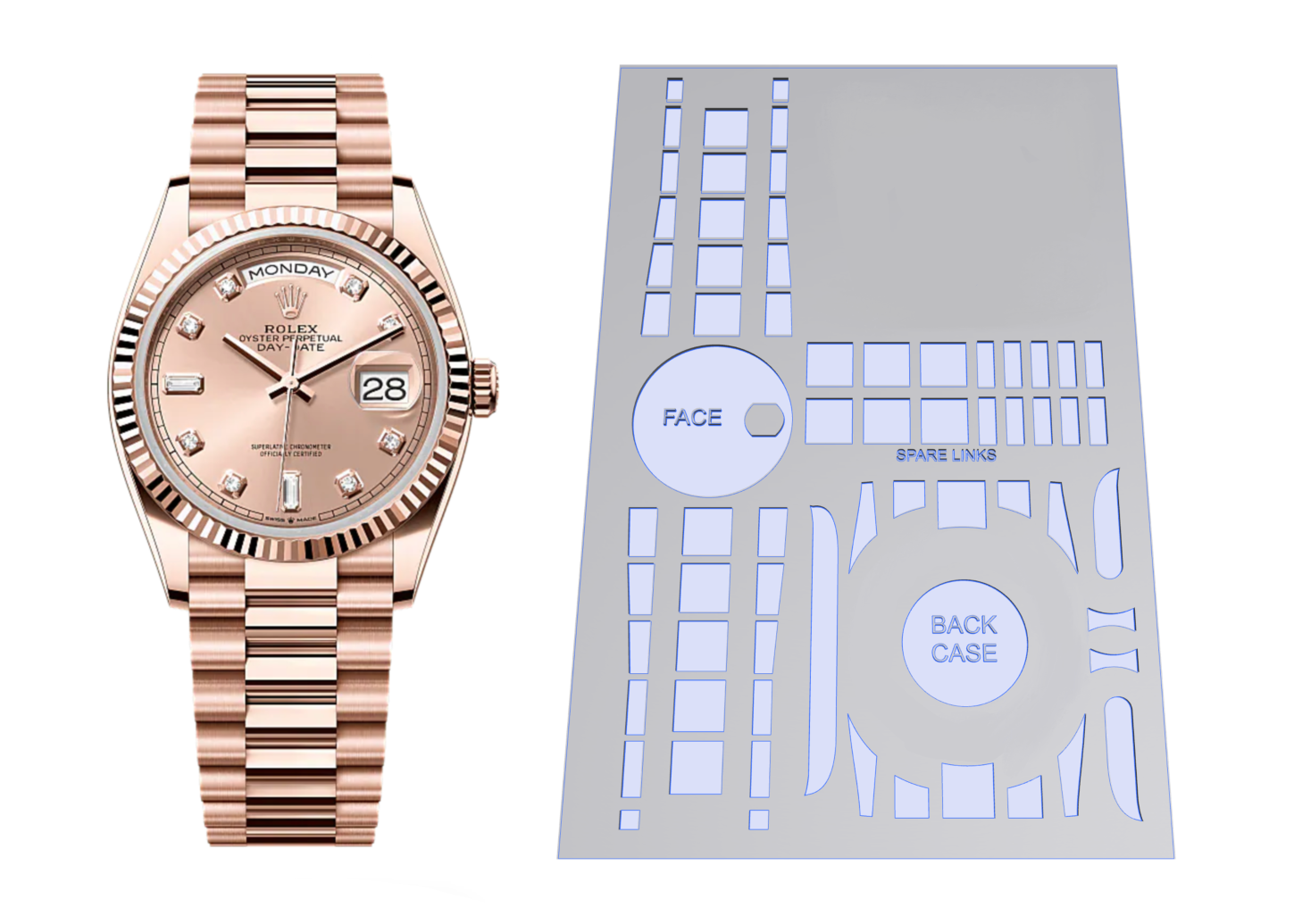 Rolex Day-date 36mm Ref: 128235