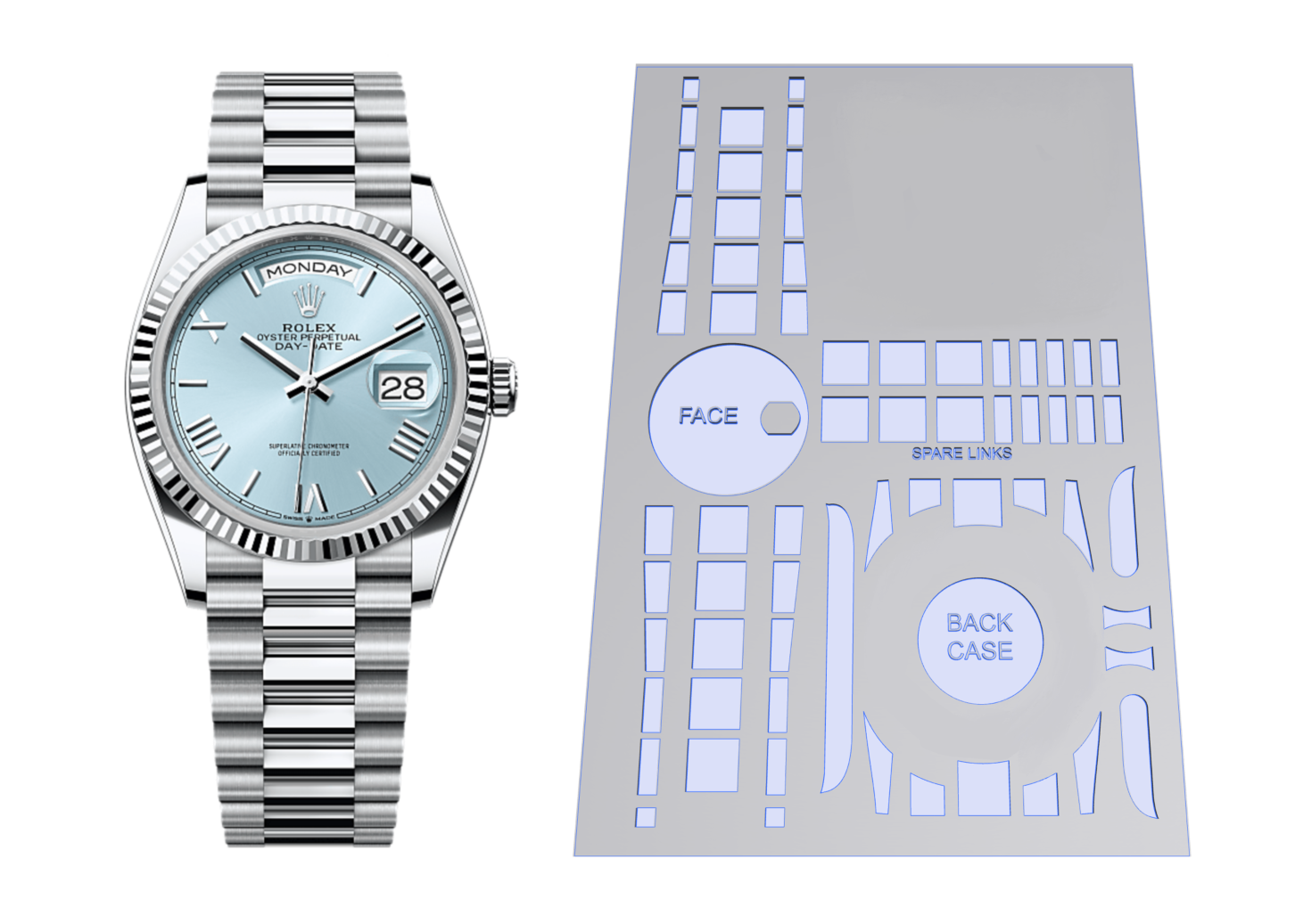 Rolex Day-date 36mm Ref: 128236