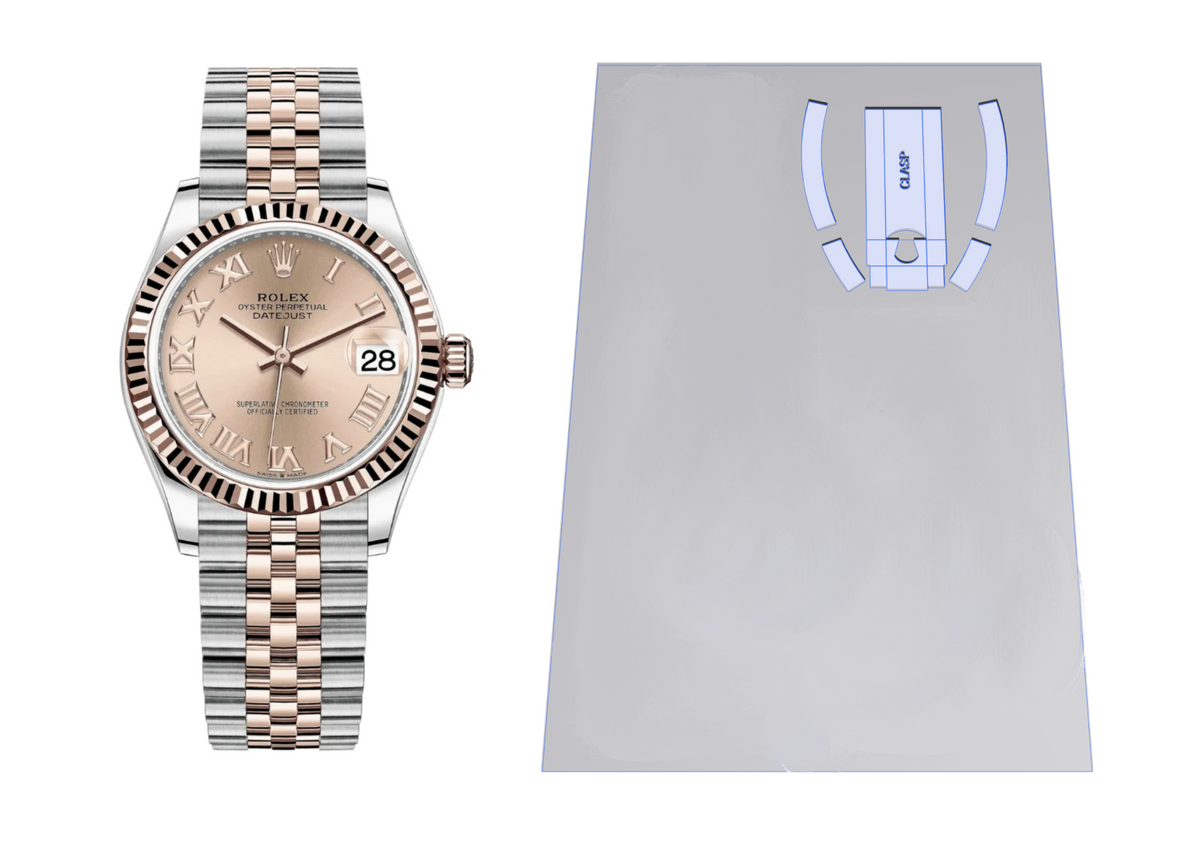 Rolex Datejust 31mm Jubilee Ref: 278271 2X Clasp Protection Kit