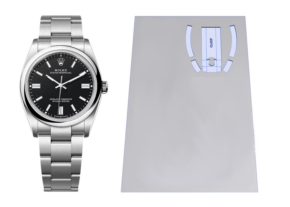 Rolex Oyster Perpetual 31mm Ref: 277200 2X Clasp Protection Kit