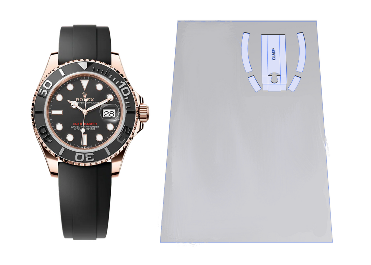 Rolex Yatchmaster Oysterflex 40mm Ref: 126655 2X Clasp Protection Kit