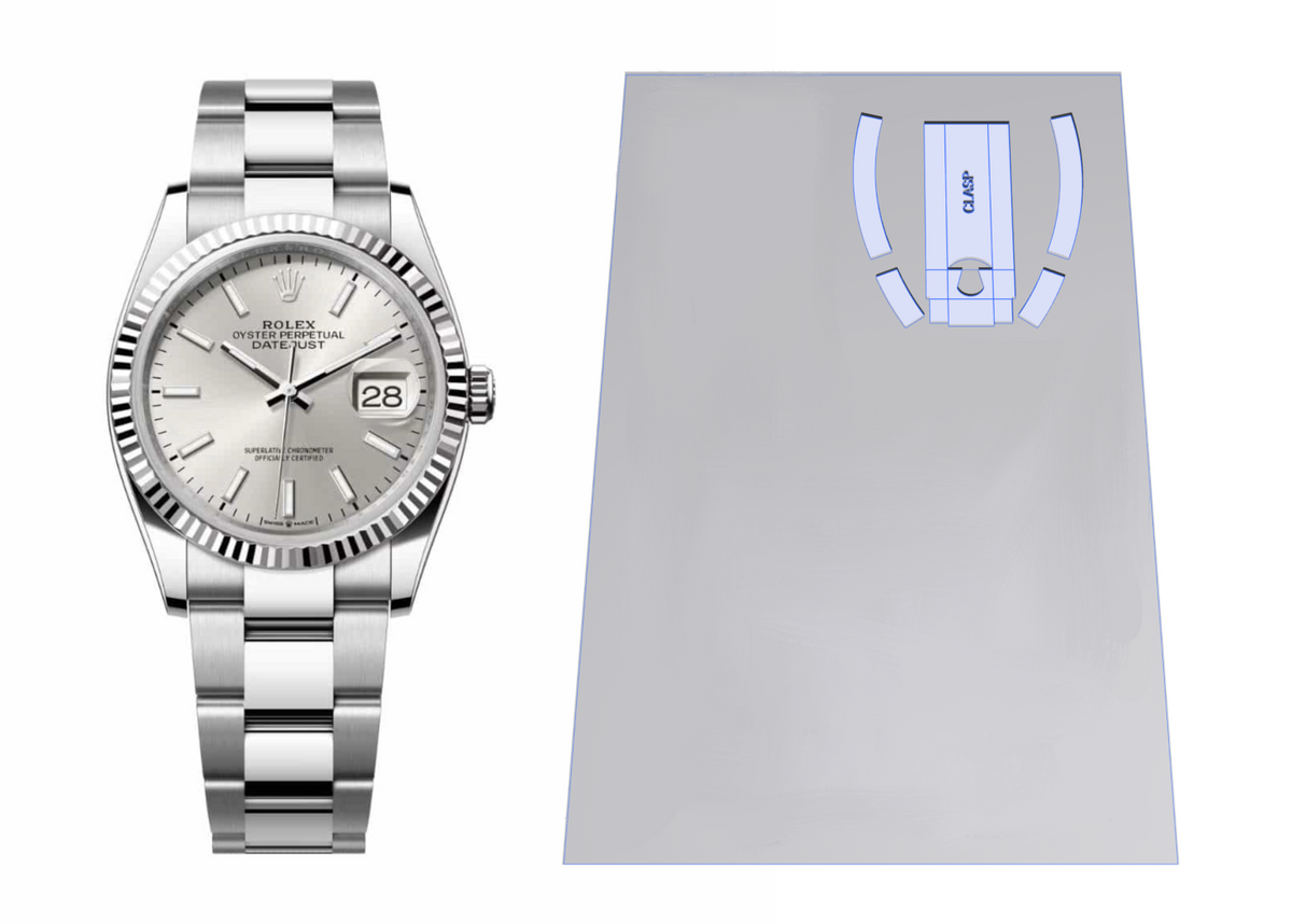 Rolex Datejust 31 Oyster Ref: 278274 2X Clasp Protection Kit