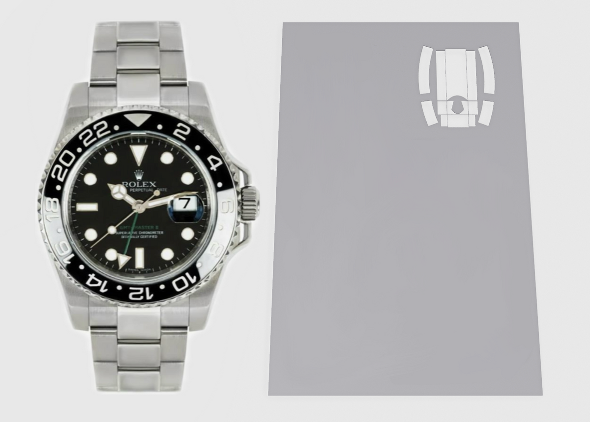 Rolex GMT Master II 40mm (Oyster) Ref: 116710LN 2X Clasp Protection Kit
