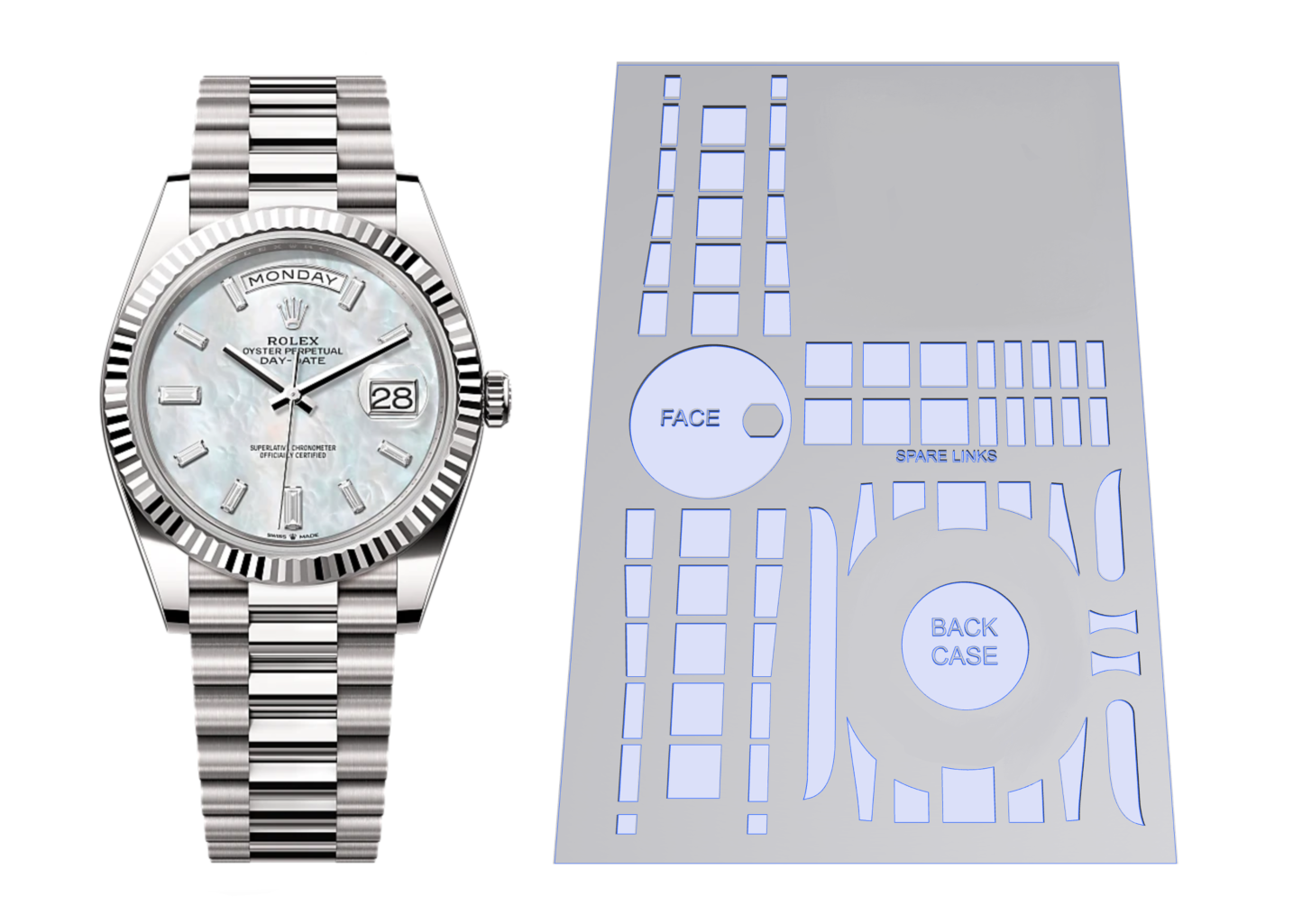 Rolex Day-date 36mm Ref: 128239