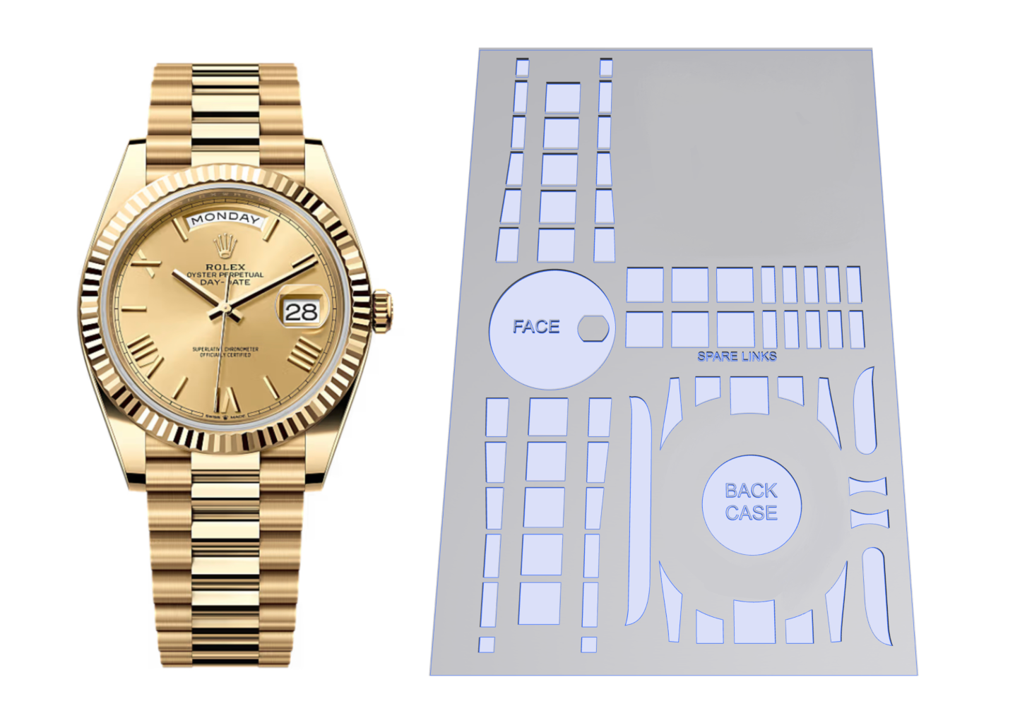 Rolex Day-date 40 Ref: 228238