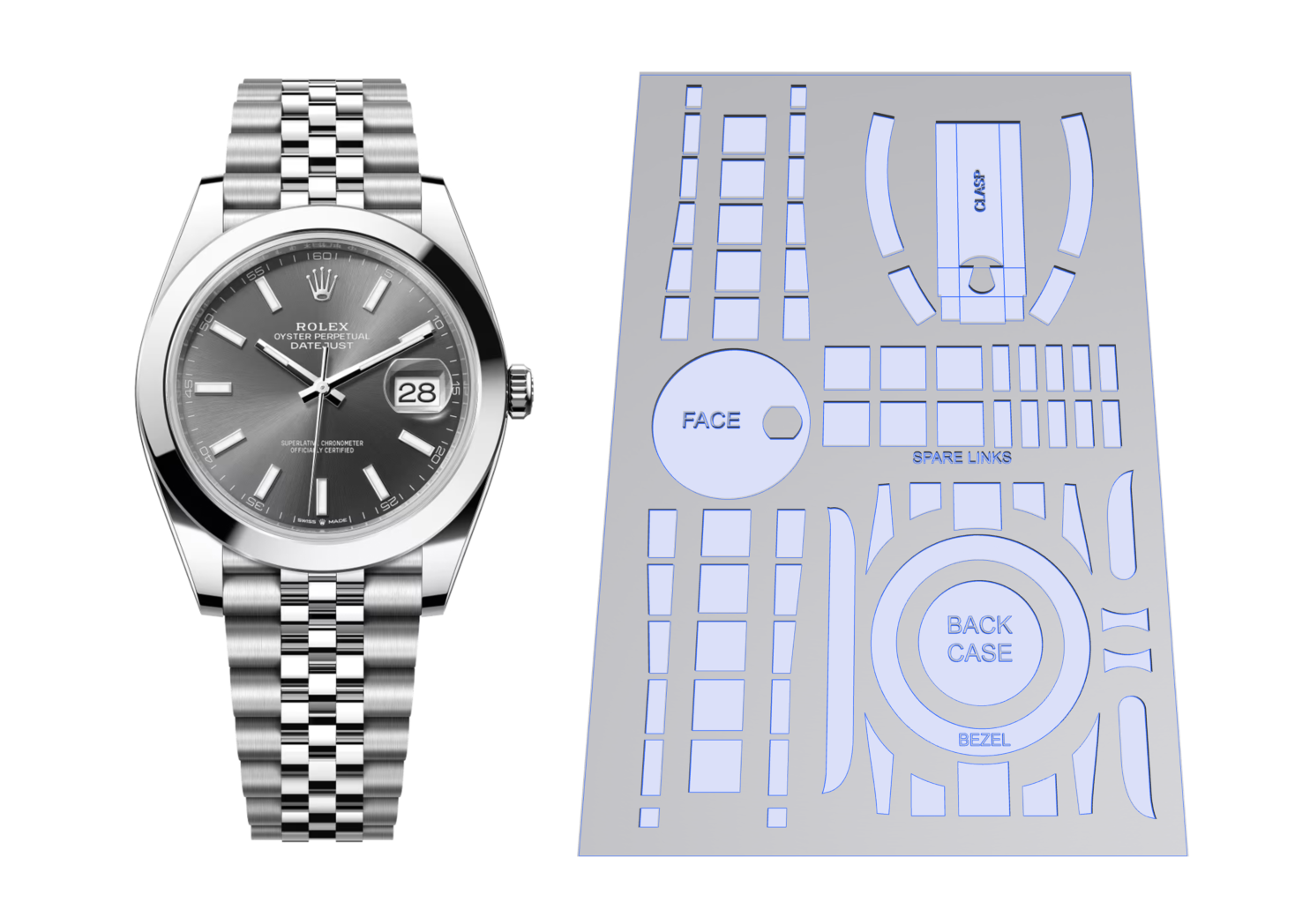 Rolex Datejust 41 Jubilee Ref: 126300