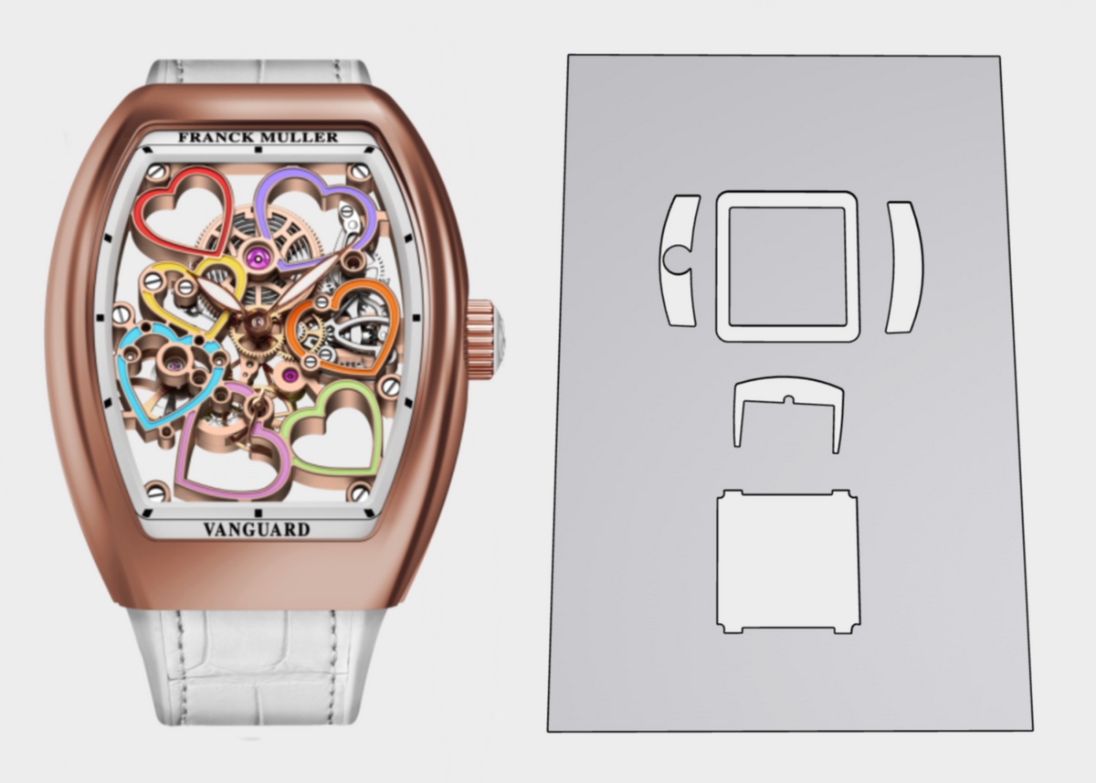 Franck Muller Vanguard Lady Skeleton 32mm Watch Protection Kit