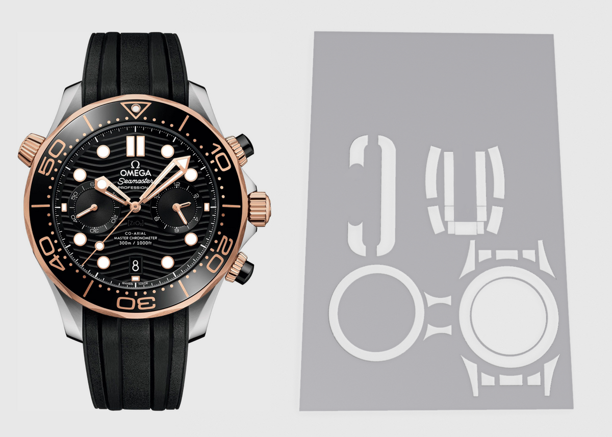 Omega Seamaster 44mm 210.xx.44.51.xx.xxx Watch Protection Kit