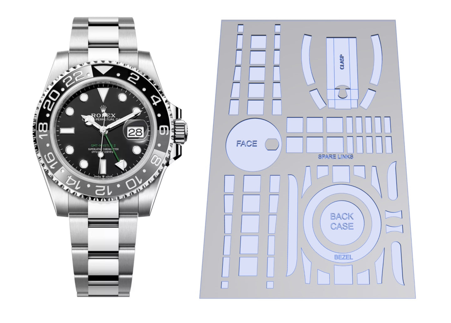Rolex GMT Master II (Oyster) Ref: 126710GRNR